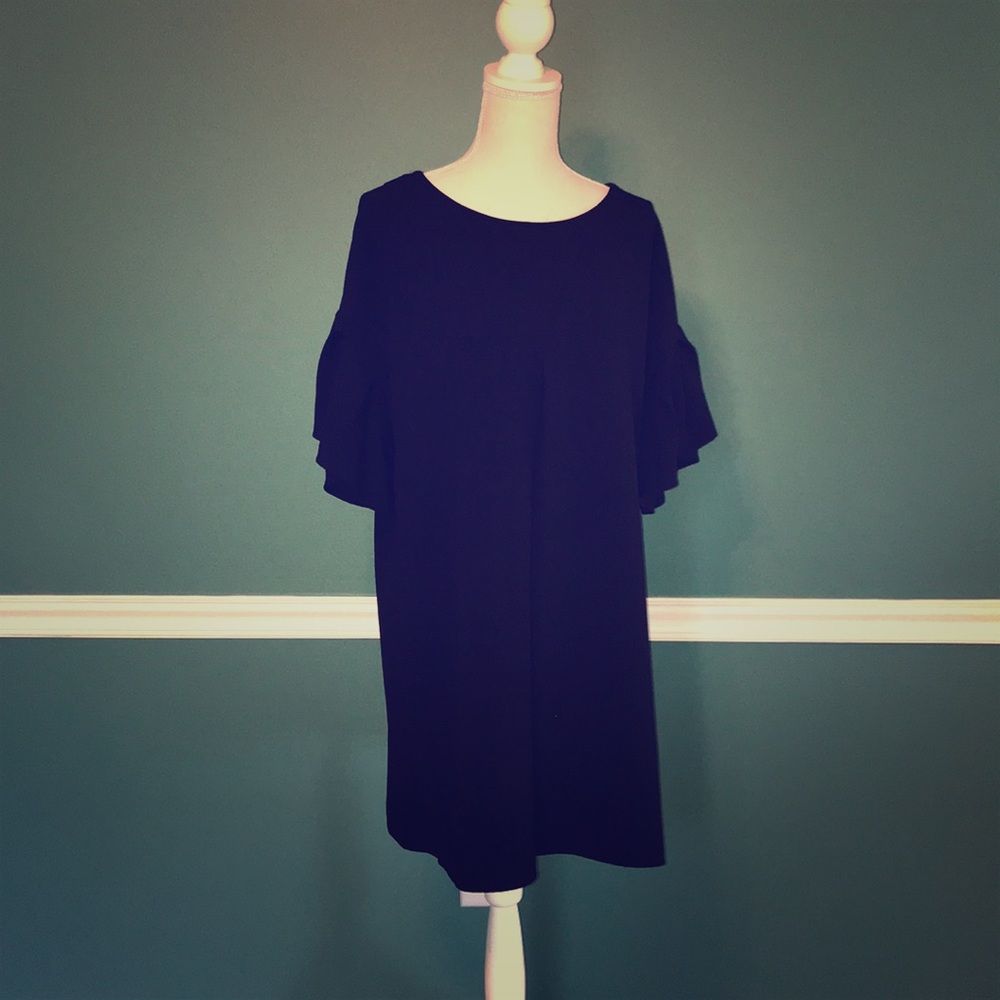 Black swing dress